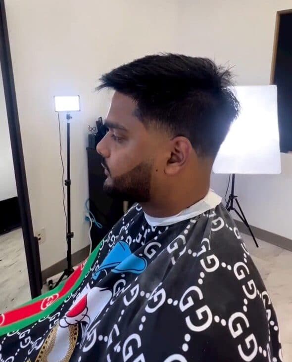 Fade & Haircut + Beard (Short Hair)